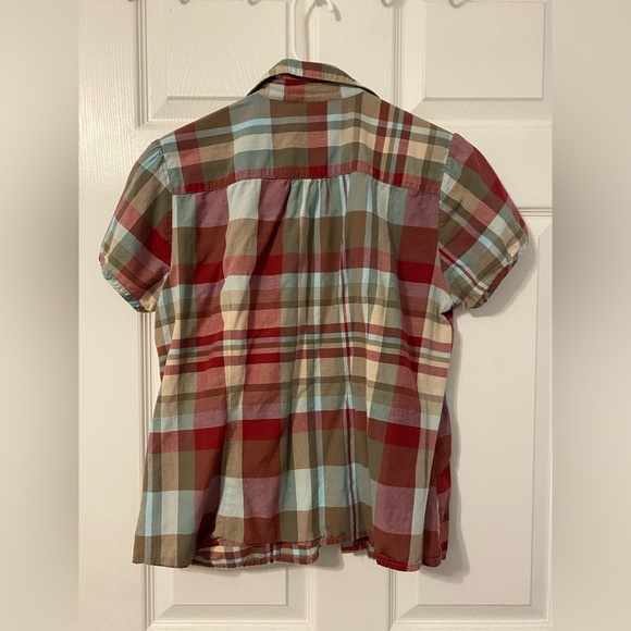 Kim Rogers MEDIUM PLAID BUTTON UP OVERSHIRT - Picture 2 of 2